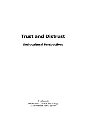 cover image of Trust and Distrust